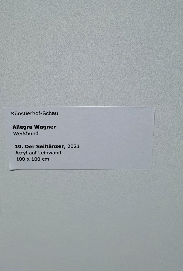 Allegra Wagner Künstlerhofschau 2021