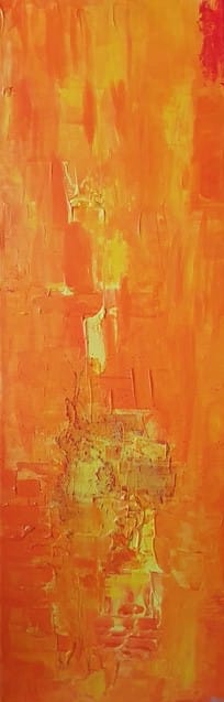 Nr 609 strahlendes Afrika 30x90 cm Jahr 2019