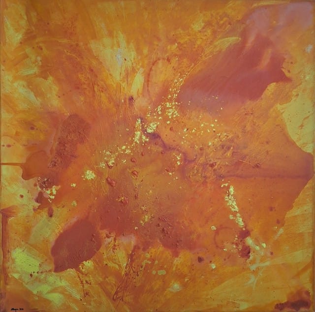 Nr 653 Frühlingserwachen 100x100 cm Jahr 2020