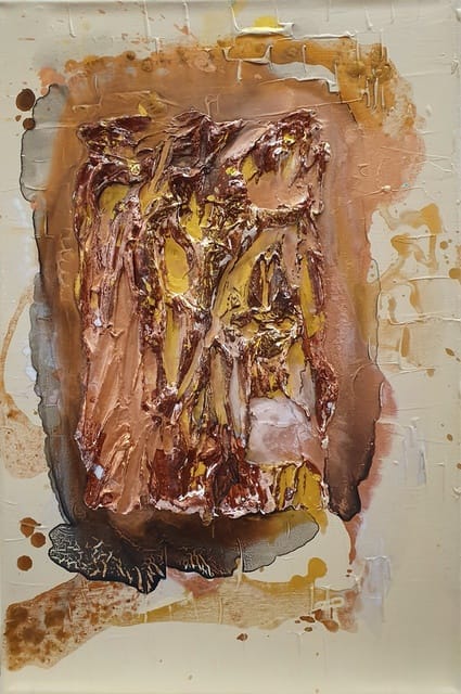 Nr 689 Die Herrscherin des Waldes 40x60 cm Jahr 2020