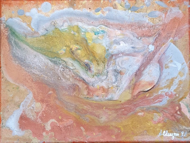 Nr 727 Die glitzernde Welt 2 24x18 cm Jahr 2021