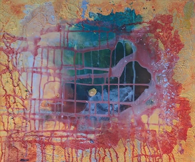 Nr 745 Der Brennpunkt 60x50 cm Jahr 2023