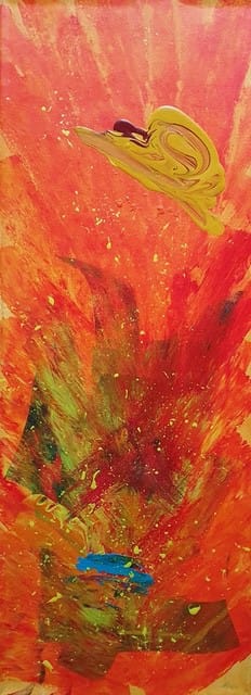 Nr 095 Ufo 30x80 cm Jahr 2005