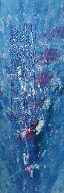 Nr 311 Der Tanz im Frack 30x90 cm Jahr 2006