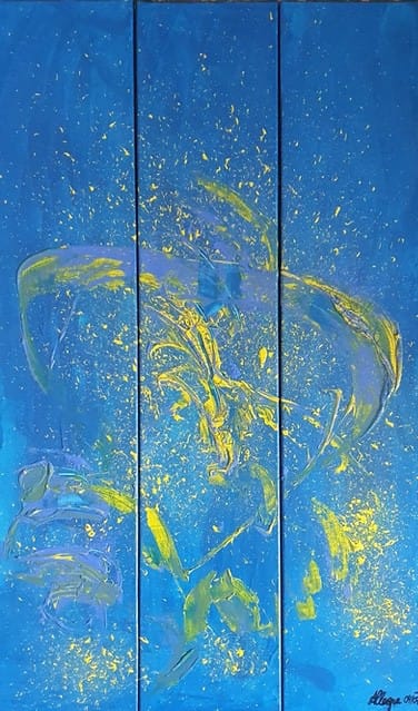Nr 343 Der Herzenswunsch 3x20x100 cm Jahr 2007