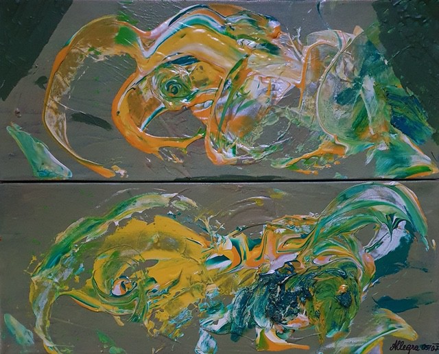 Nr 353 Geier Sturzflug 2x50x20 cm Jahr 2007