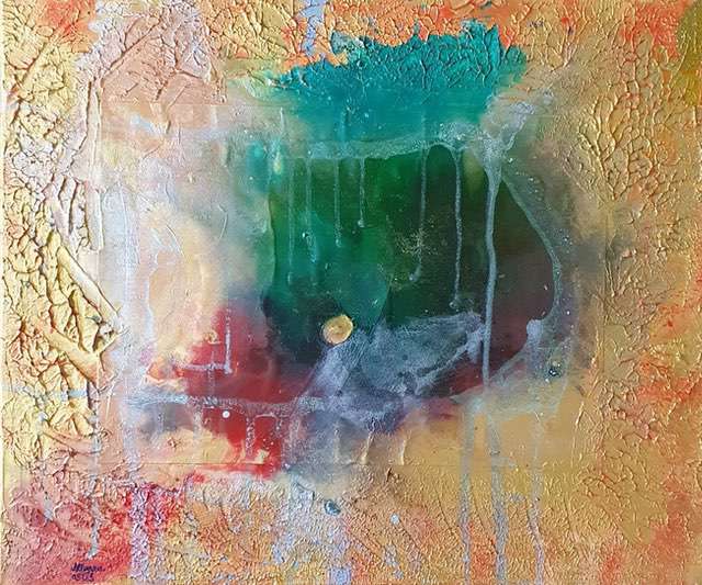 Nr 745 Der Brennpunkt 60x50 cm Jahr 2023