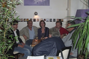 Allegra Wagner im Café Rizla 2010